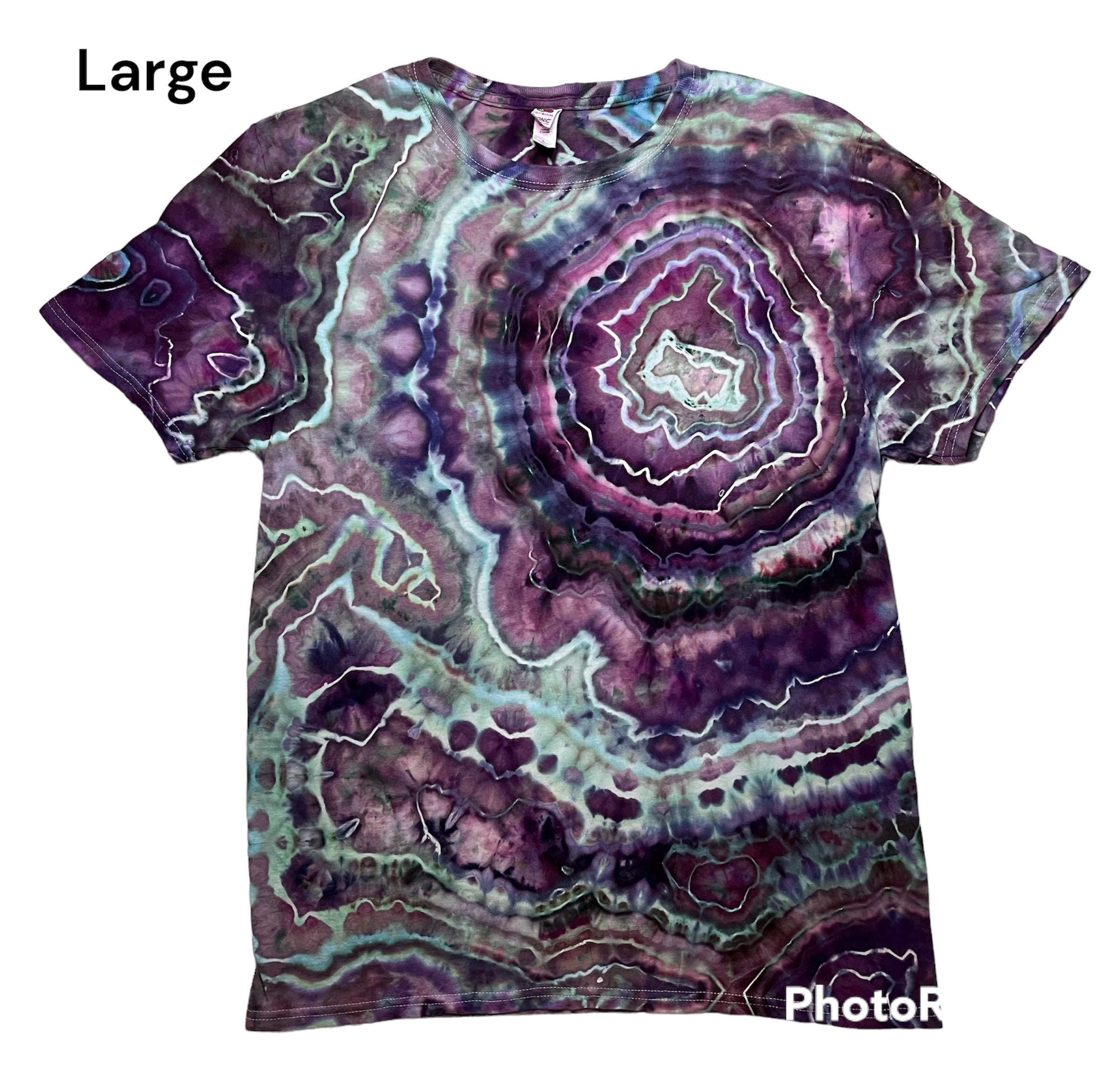 Relaxed-Fit Tie-Dye Artwork Tee