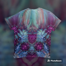 Load image into Gallery viewer, Adult XL Tshirt, mandala gravity tie dye
