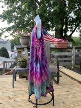 Load image into Gallery viewer, Ladies XL swing dress, reverse sunburst tie dye
