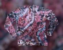 Load image into Gallery viewer, Adult 2XL crew neck sweatshirt, geode tie dye
