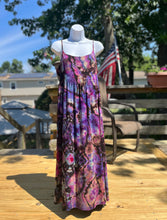 Load image into Gallery viewer, Ladies XL dress, reverse mandala tie dye
