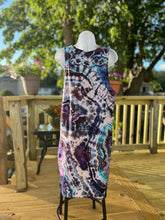 Load image into Gallery viewer, Ladies XL tank dress, geode tie dye
