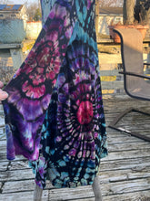 Load image into Gallery viewer, Ladies XL long sleeve dress, reverse tie dye
