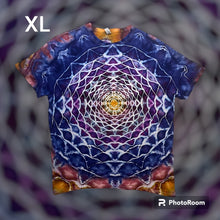 Load image into Gallery viewer, Adult XL Tshirt, mandala tie dye
