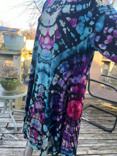 Load image into Gallery viewer, Ladies XL long sleeve dress, reverse tie dye
