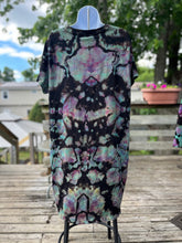 Load image into Gallery viewer, Ladies XL Tshirt dress, reverse tie dye
