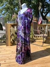 Load image into Gallery viewer, Ladies Medium dress, reverse geode tie dye
