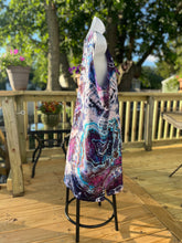 Load image into Gallery viewer, Ladies XL tank dress, geode tie dye
