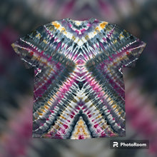 Load image into Gallery viewer, Adult XL Tshirt, prism tie dye design
