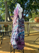 Load image into Gallery viewer, Ladies medium tank dress,  geode tie dye
