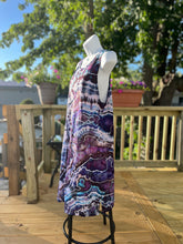 Load image into Gallery viewer, Ladies XL tank dress, geode tie dye
