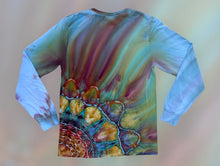 Load image into Gallery viewer, Adult Medium long sleeve Tshirt, mandala gravity design
