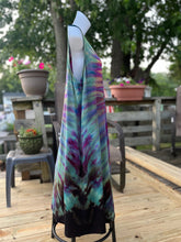 Load image into Gallery viewer, Ladies XL swing dress, reverse sunburst tie dye
