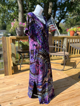 Load image into Gallery viewer, Ladies large dress, reverse geode tie dye
