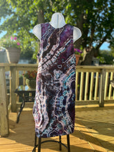 Load image into Gallery viewer, Ladies medium tank dress,  geode tie dye
