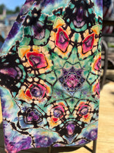 Load image into Gallery viewer, Ladies medium dress, reverse mandala tie dye
