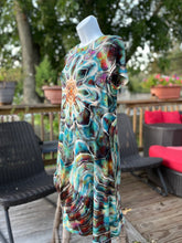 Load image into Gallery viewer, Ladies Small dress, mandala tie dye
