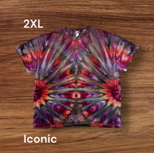 Load image into Gallery viewer, Adult 2XL Tshirt,  tie dye design
