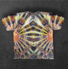 Load image into Gallery viewer, XL Tshirt, sunburst tie dye

