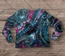 Load image into Gallery viewer, Ladies Medium long sleeve, geode tie dye
