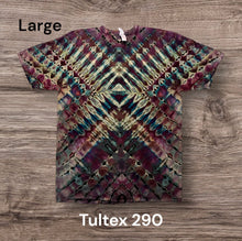 Load image into Gallery viewer, Large Tshirt, reverse prism tie dye
