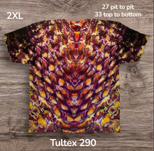 Load image into Gallery viewer, 2XL Tshirt, reverse tie dye
