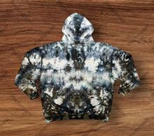 Load image into Gallery viewer, Adult 3XL pullover hooded sweatshirt, mandala tie dye
