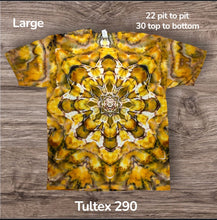 Load image into Gallery viewer, Large Tshirt, mandala tie dye
