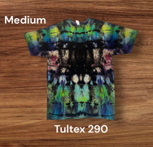 Load image into Gallery viewer, Medium Tshirt, reverse tie dye design
