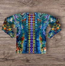 Load image into Gallery viewer, Large long sleeve Tshirt, mandala tie dye
