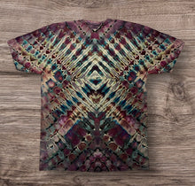 Load image into Gallery viewer, Large Tshirt, reverse prism tie dye
