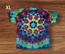 Load image into Gallery viewer, Adult XL Tshirt, mandala tie dye
