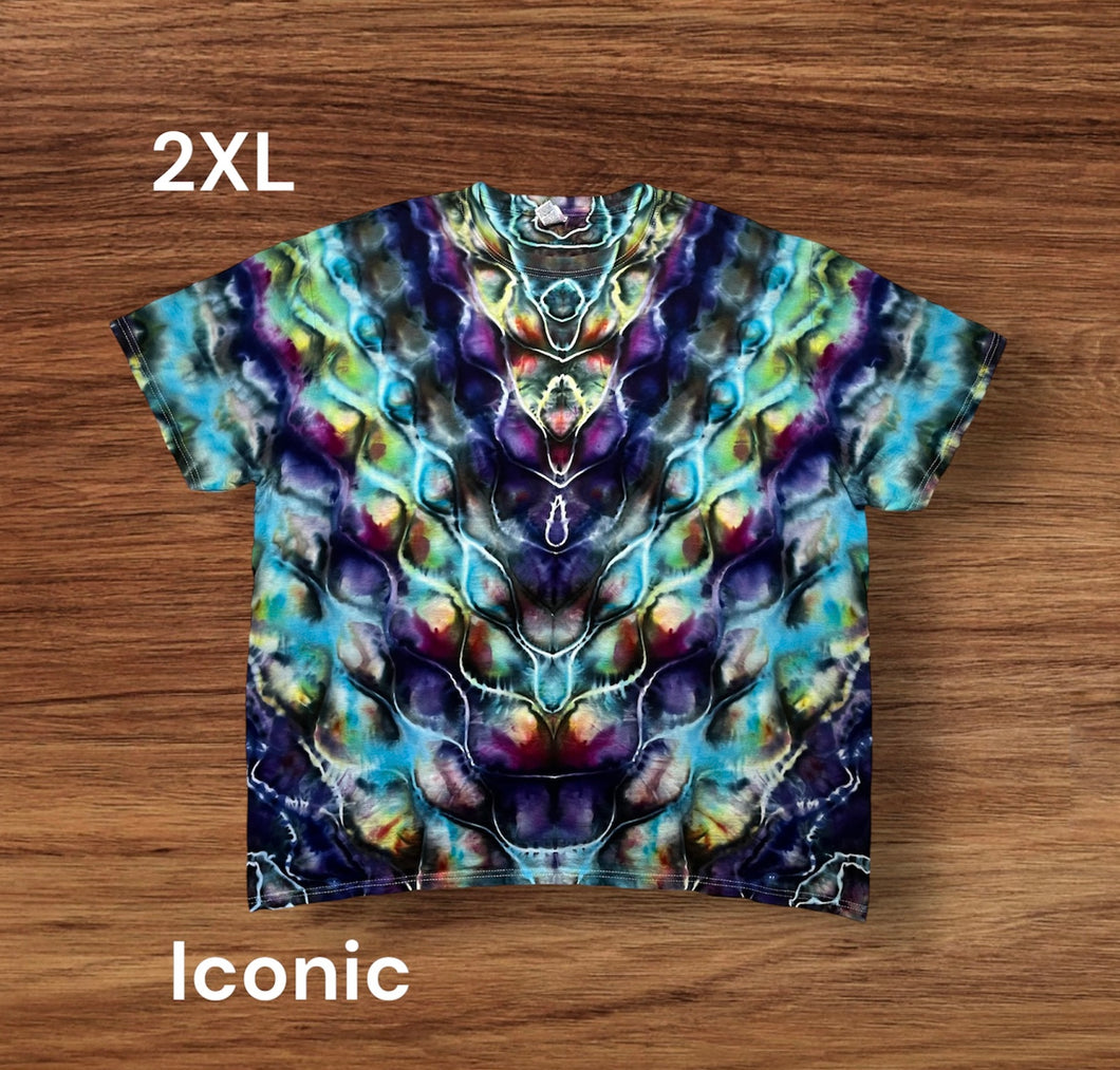 2XL Tshirt, tie dye design