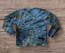 Load image into Gallery viewer, XL crew neck sweatshirt, sunburst tie dye
