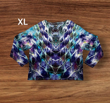 Load image into Gallery viewer, Ladies XL long sleeve,  tie dye design
