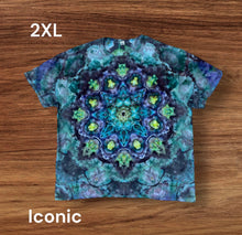 Load image into Gallery viewer, Adult 2XL Tshirt, mandala tie dye
