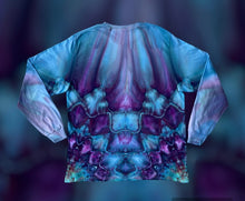 Load image into Gallery viewer, Adult XL long sleeve Tshirt,  mandala tie dye design
