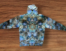 Load image into Gallery viewer, Adult 2XL pullover hooded sweatshirt, mandala tie dye design
