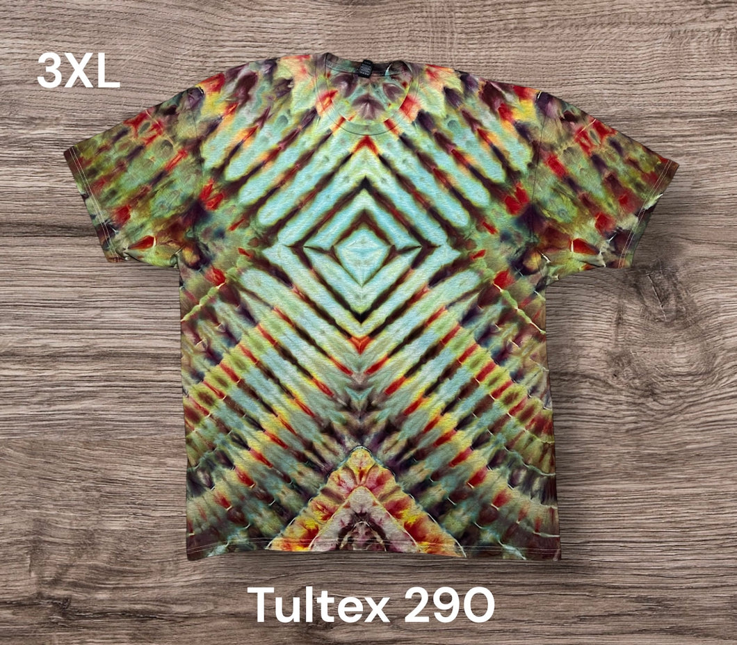 3XL Tshirt, tie dye design