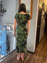 Load image into Gallery viewer, Ladies Small dress, reverse geode tie dye
