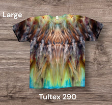 Load image into Gallery viewer, Large Tshirt, tie dye design
