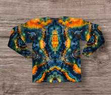 Load image into Gallery viewer, Large long sleeve Tshirt, mandala tie dye
