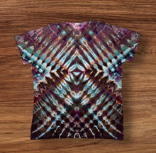 Load image into Gallery viewer, Ladies XL Tshirt, prism tie dye
