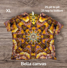 Load image into Gallery viewer, Ladies XL Tshirt ,  mandala tie dye
