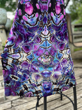 Load image into Gallery viewer, Ladies medium swing dress, reverse mandala tie dye
