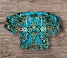 Load image into Gallery viewer, XL long sleeve Tshirt, mandala tie dye
