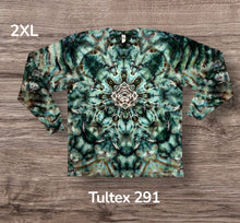 Load image into Gallery viewer, 2XL long sleeve Tshirt, mandala tie dye

