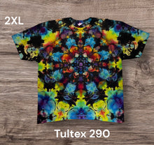 Load image into Gallery viewer, 2XL Tshirt, reverse mandala tie dye
