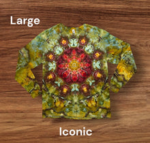 Load image into Gallery viewer, Large long sleeve, mandala tie dye
