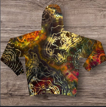 Load image into Gallery viewer, Medium pullover sweatshirt, geode tie dye
